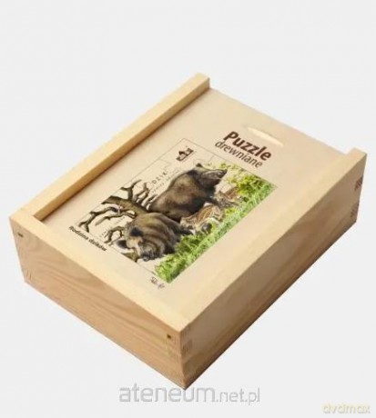 Puzzle drewniane Rodzina Dzików