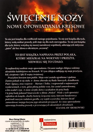 Święcenie noży. Nowe opowiadania kresowe - Stanisław Srokowski [KSIĄŻKA]