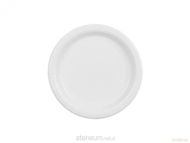 Talerzyki papierowe białe 18cm 6szt