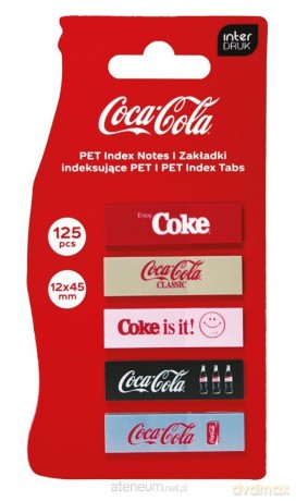 Zakładki indeksujące PET Coca-Cola