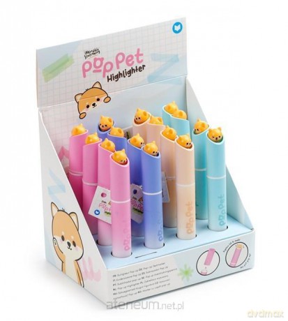 Zakreślacz Adoramals Pets Shiba Inu (16szt)