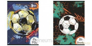 Zeszyt A4/32k linia dwukolor. Football mix (15szt)