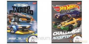 Zeszyt A4/32k linia dwukolorowa Hot Wheels (15szt)