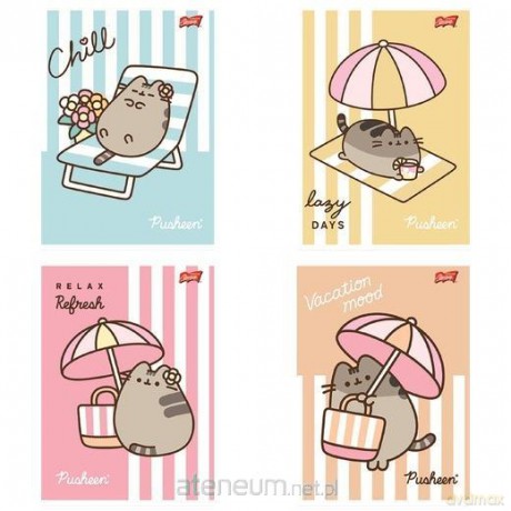 Zeszyt A5/32k kratka Pusheen (15szt)