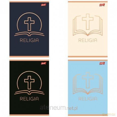 Zeszyt A5/32k kratka Religia mix (15szt)