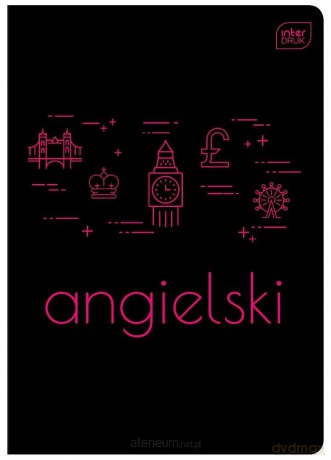 Zeszyt A5/60k kratka J. Angielski (10szt)