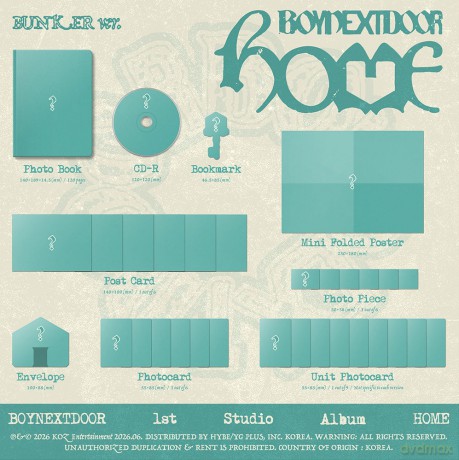 Boynextdoor: 1st Studio Album Home (Bunker Ver.) [CD]
