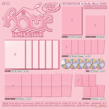 Boynextdoor: 1st Studio Album Home (Sweet Home Ver.) [CD]