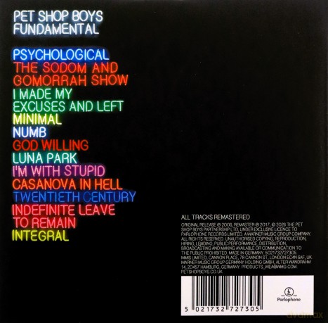 Pet Shop Boys: Fundamental [CD]