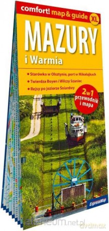 Comfort! map&guide Mazury i Warmia 2w1