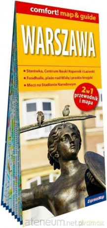 Comfort!map&guide Warszawa 2w1 przewodnik + mapa - Urszula Augustyniak