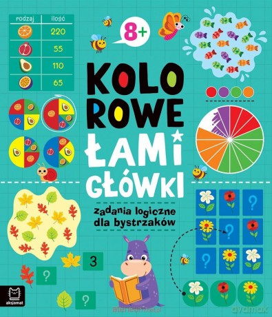 Kolorowe łamigłówki. Zadania logiczne - Bogusław Michalec [KSIĄŻKA]