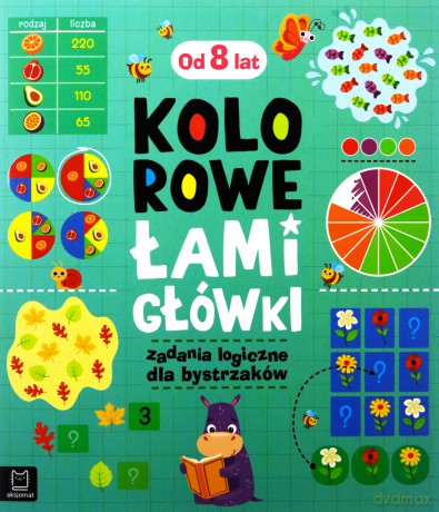 Kolorowe łamigłówki. Zadania logiczne - Bogusław Michalec [KSIĄŻKA]