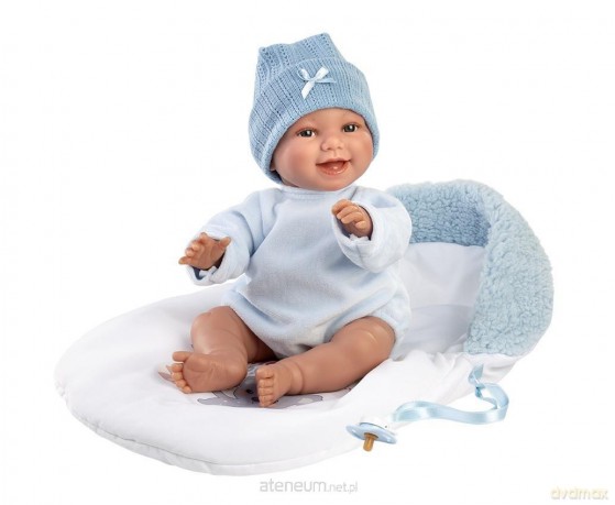 Lalka śmiejąca się Liam w śpiworku 38cm