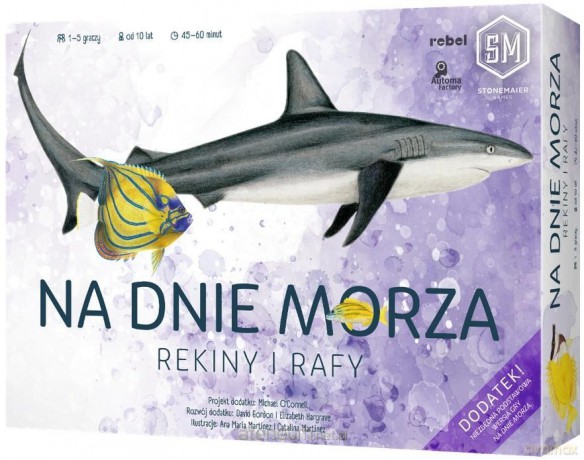 Na dnie morza: Rekiny i rafy [GRA PLANSZOWA]