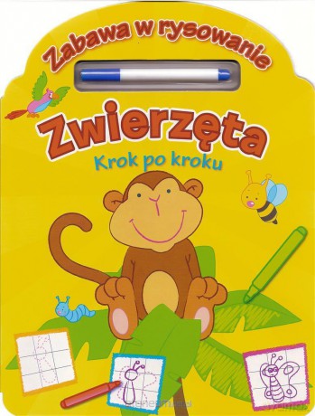 Zabawa w rysowanie - Zwierzęta [KSIĄŻKA]