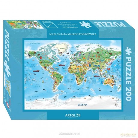 ARTGLOB 200 el. el. Świat Małego Podróżnika [PUZZLE]