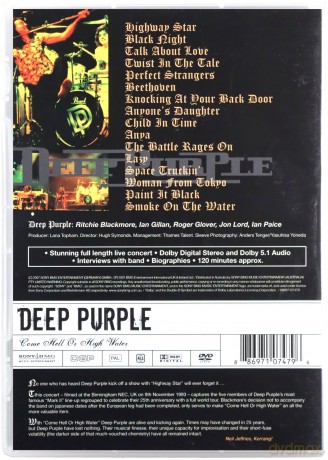 Deep Purple: Come Hell Or High Water (Visual Milestones) [DVD]
