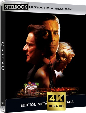 Casino (Kasyno) (steelbook) [Blu-Ray 4K]+[Blu-Ray]