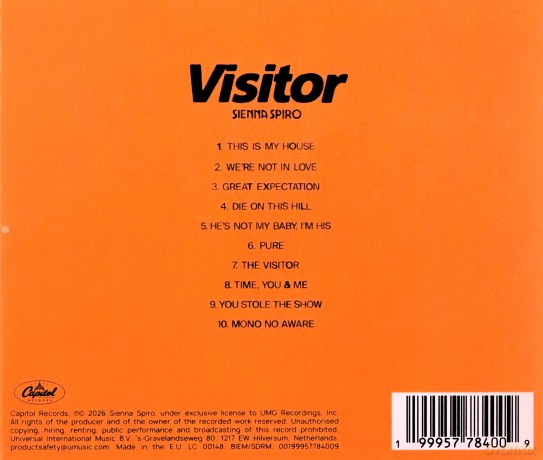 Sienna Spiro: Visitor [CD]