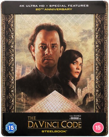 The Da Vinci Code (Kod da Vinci) (steelbook) [Blu-Ray 4K]+[2xBlu-Ray]