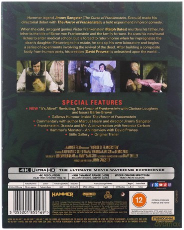 The Horror Of Frankenstein (Horror Frankensteina) [Blu-Ray 4K]