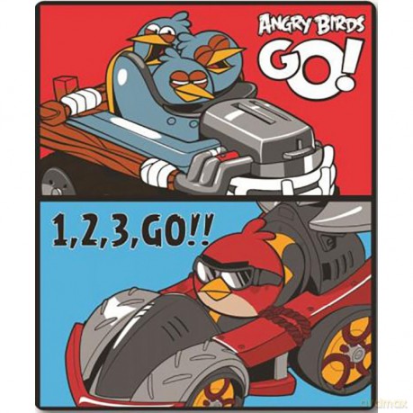 Angry Birds Fleece koc 120x150cm
