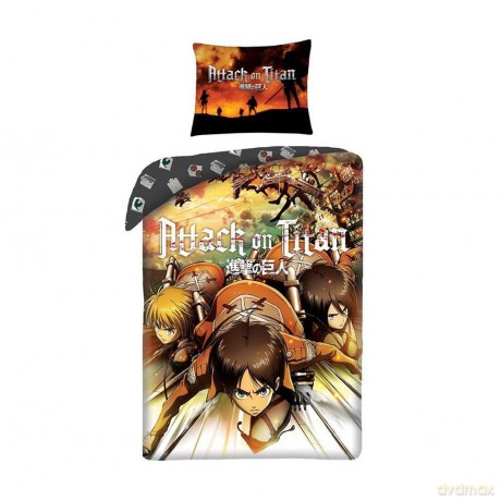 Attack on Titans Pościel 140x200cm+70x90cm