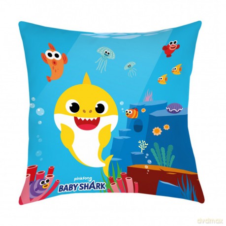 Baby Shark Poduszka 40x40cm