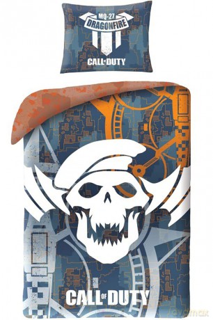 Call of Duty Pościel 140x200cm+70x90cm + worek bawełniany
