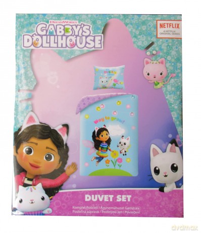 Gabbys Dollhouse Pościel, 140x200cm+70x90cm