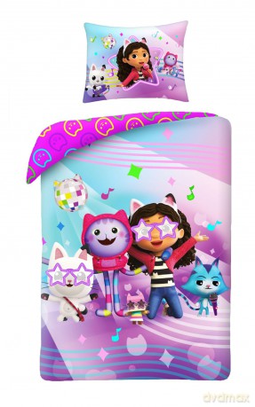Gabbys Dollhouse Pościel, 140x200cm+70x90cm