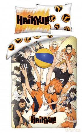 Haikyu Pościel, 140x200cm + 70x90cm 100% polyester mikrofibra