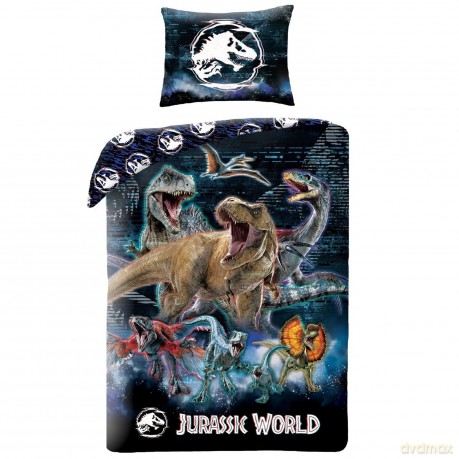 Jurassic World Pościel, 140x200cm + 70x90cm 100% poliester mikrofibra
