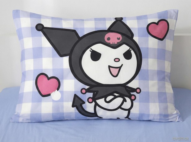 KUROMI Pościel, rozmiar 140x200cm+70x90cm 100% polyester microfiber