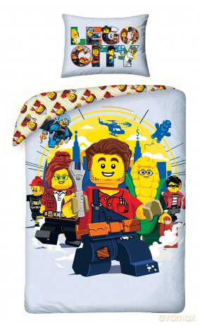 Lego Pościel City, 140x200cm + 70x90cm