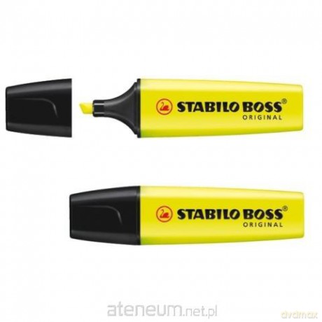 Zakreślacz Boss żółty (10szt) STABILO