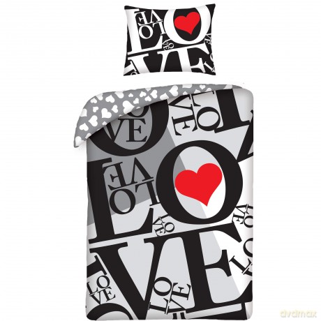 LOVE Pościel 140x200cm+70x90cm