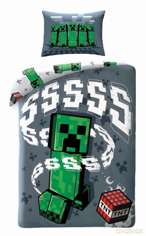 Minecraft Pościel, 140x200cm + 70x90cm
