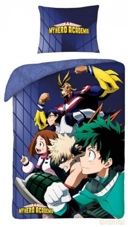 My Hero Academia Pościel 140x200cm+70x90cm + worek bawełniany