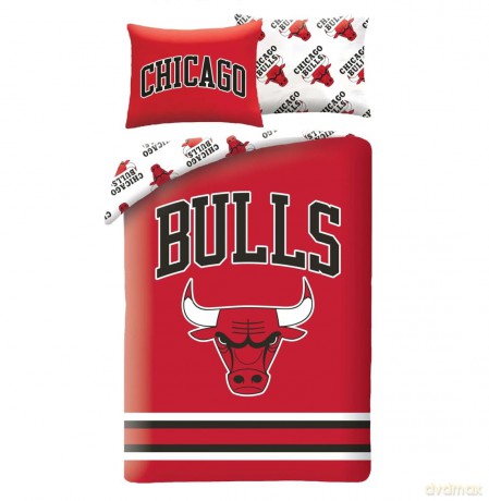 NBA Bulls Pościel, rozmiar 140x200cm+70x90cm 100% poliester mikrofibra