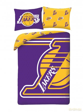 NBA Lakers Pościel, rozmiar 140x200cm+70x90cm 100% polyester microfiber