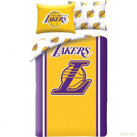NBA Lakers Pościel, rozmiar 140x200cm+70x90cm 100% polyester microfiber