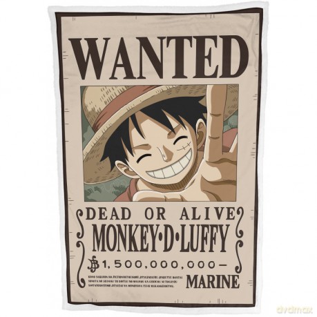 One Piece sherpa koc 100x150cm 100% poliester