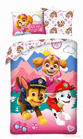 Paw Patrol Pościel, 140x200cm+70x90cm