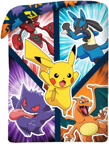Pokemon Pościel, rozmiar 135x200cm+80x80cm