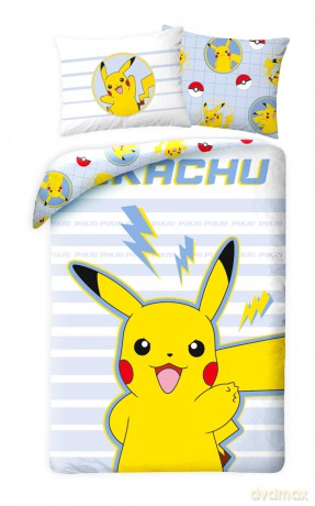 Pokemon Pościel, rozmiar 140x200cm+65x65cm