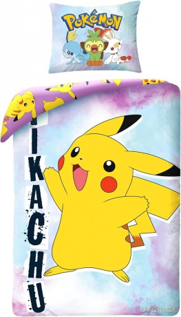 Pokemon Pościel, rozmiar 140x200cm+65x65cm