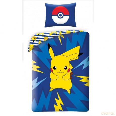 Pokemon Pościel, rozmiar 140x200cm+65x65cm