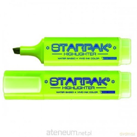 Zakreślacz zielony STARPAK 10szt